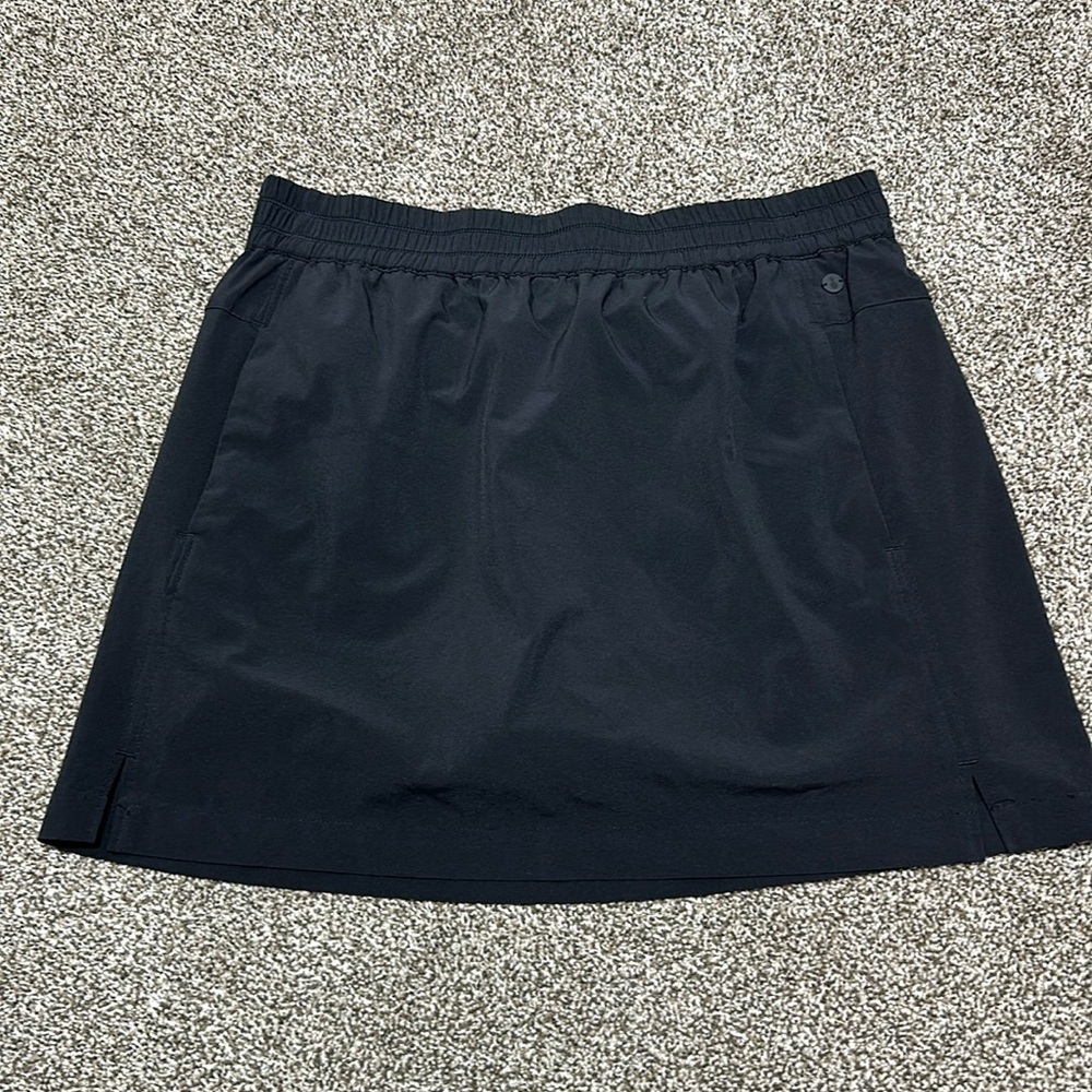 Tommy Bahama islandzone black skirt skort golf tennis SMALL EUC pockets stretch